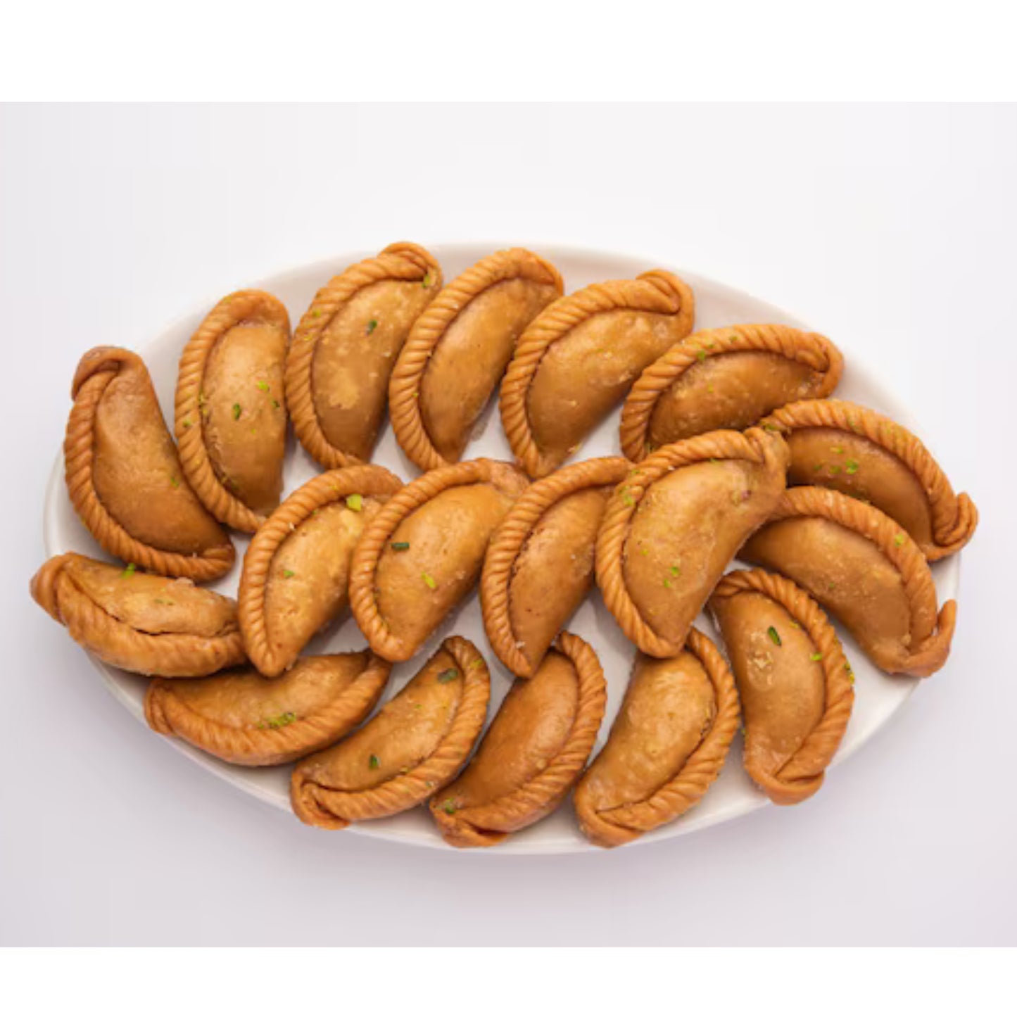 Crispy Suji Coconut Gujiya - Stuffed with Dry Friuts - 250gm