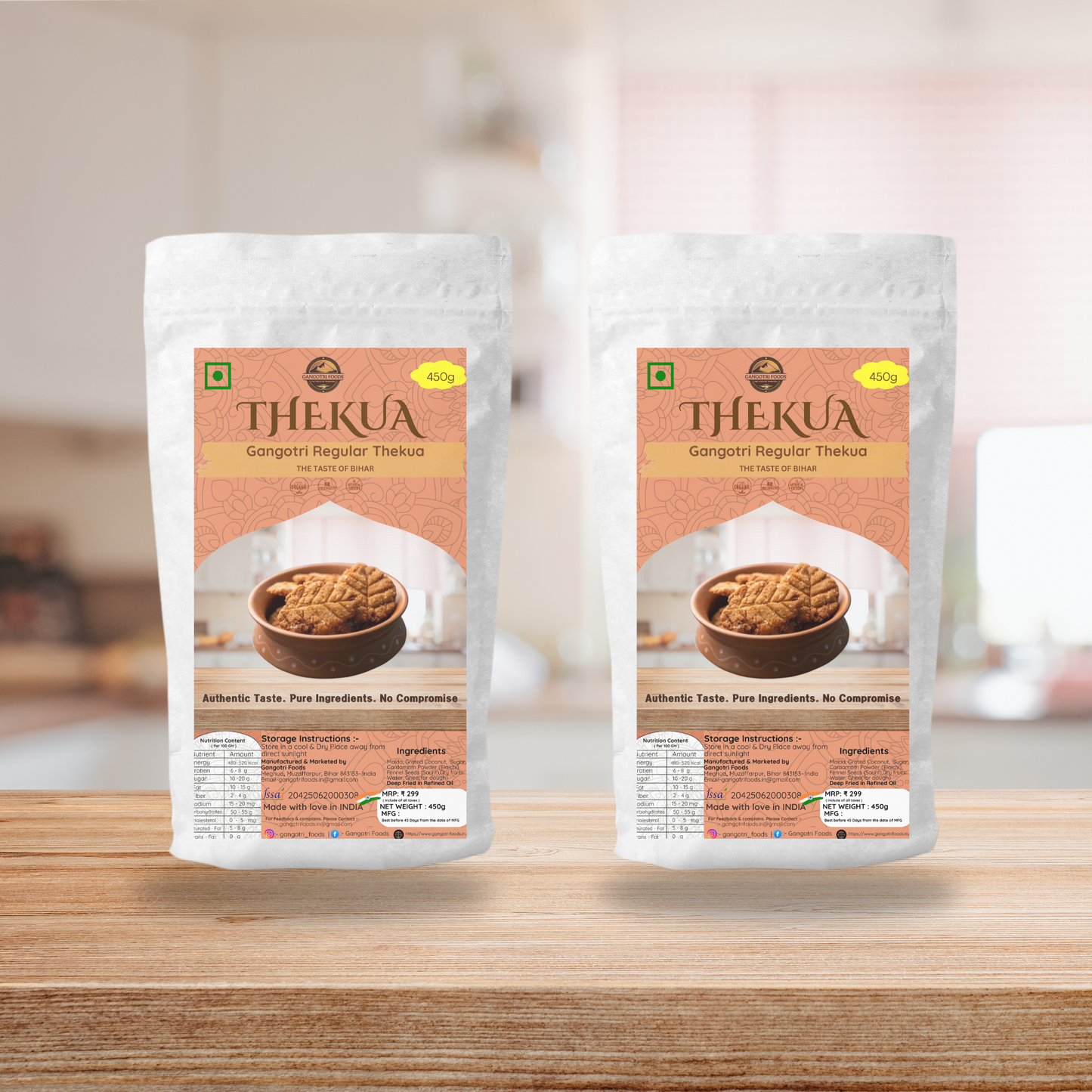 Gangotri Regular Thekua - 450gm